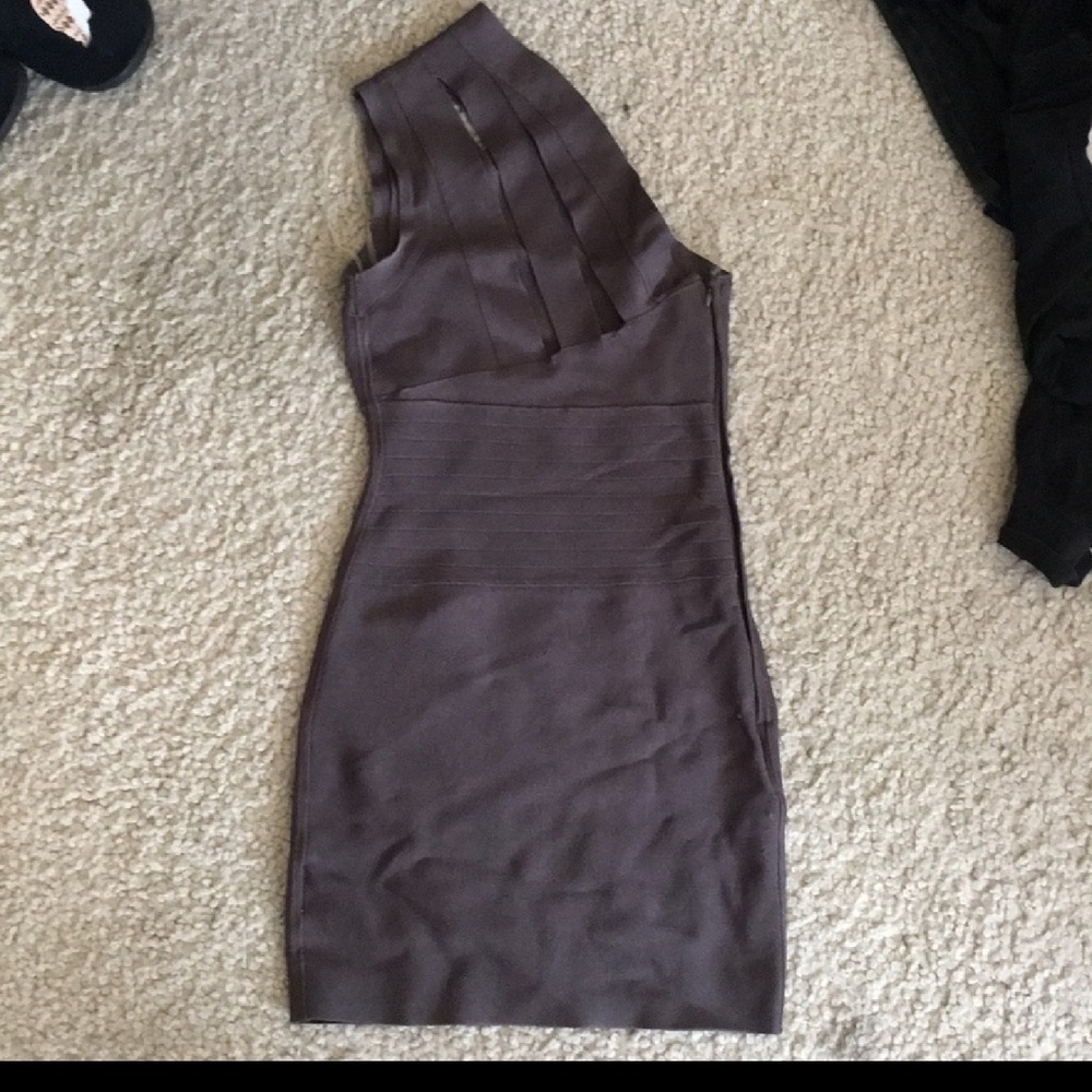 Guess Marciano one shoulder bodycon dress